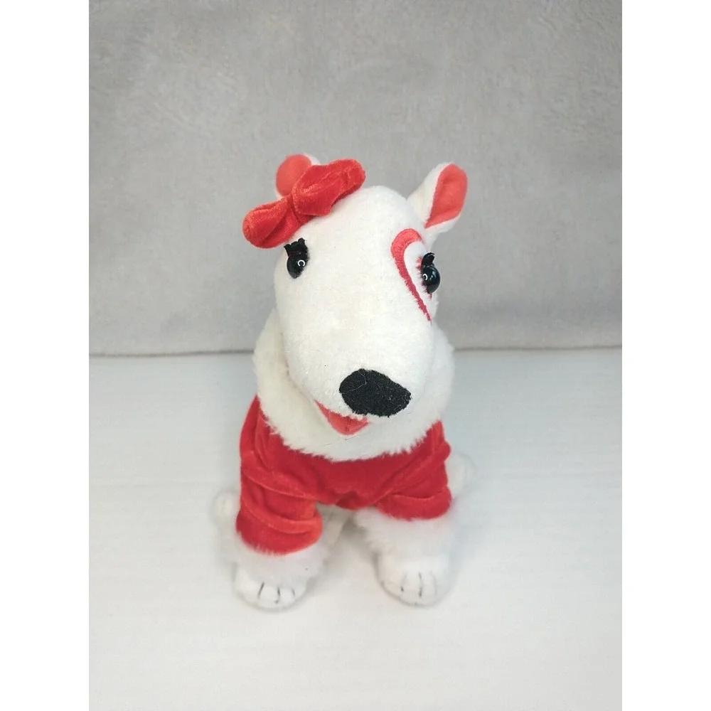 Target Bullseye Mrs Santa Claus‎ Christmas 2005 RARE! Bow Red